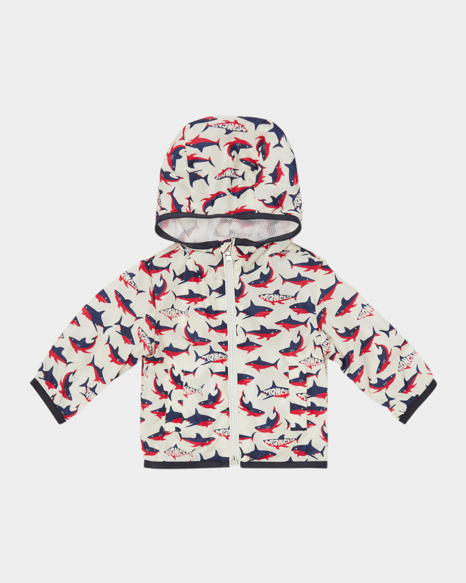 Boy's Boyce Shark-Print Jacket, Size 12M-3